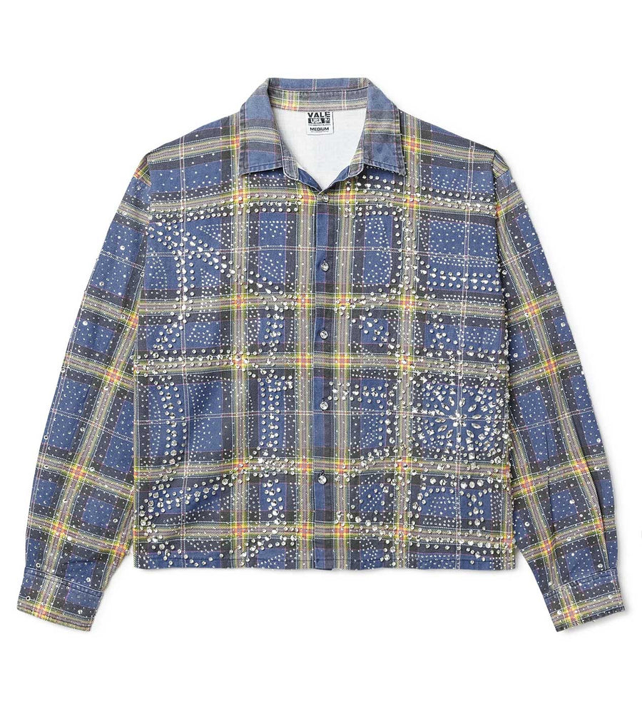 Vale Forever Sky Gems L/S Flannel Navy