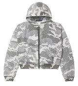 Vale Forever Winter Crystal Camo Work Jacket Grey