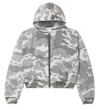 Vale Forever Winter Crystal Camo Work Jacket Grey