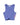 Vale Forever Women's Valley Bling Tank blue, periwinkle ribbed cropped tank with a rhinestone side script, front view