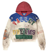 Vale Forever Wonderland Zip Up Hoodie Cream