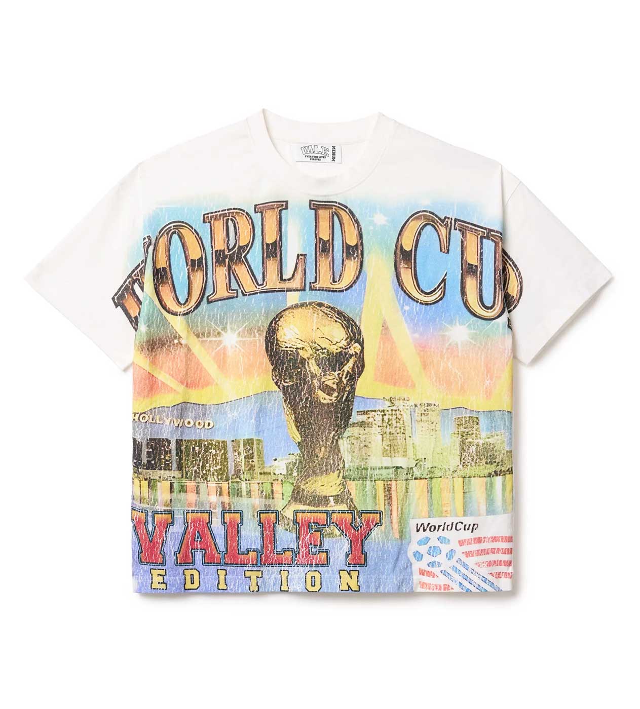 Vale Forever World Cup Big Tee White front view