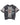 Vale Forever Zombie Tee black and grey, split-panel tee with distressed Vale lettering and skull graphic, front view