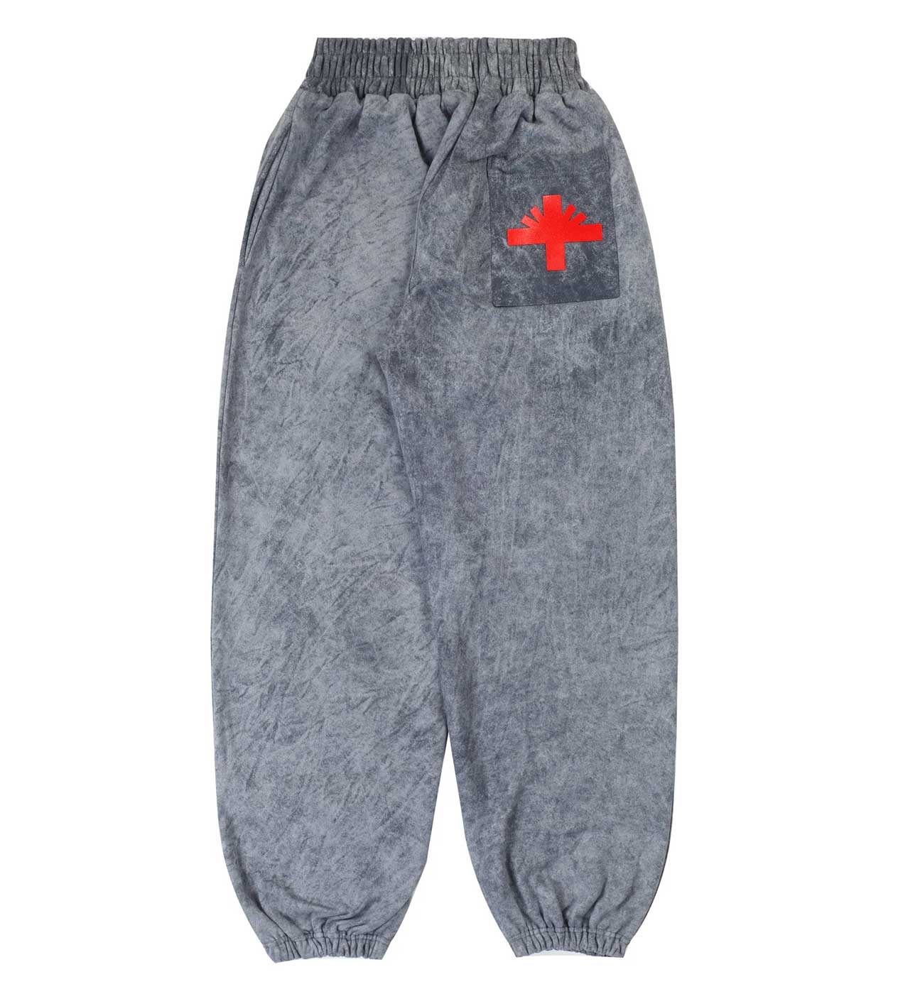 Vertabrae C-1 Sweatpants washed Grey/Red