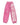 Vertabrae C-2 Distressed Sweatpants washed pink, fleece sweatpants with the white pixel VERTABRAE wordmark down one leg and a distressed slash at the knee, front view