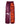 Vertabrae C-2.0 Burgundy Sweatpants, faded burgundy sweatpants with orange pixel-block leg lettering and knee slash, front view