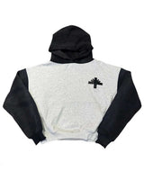 Vertabrae Classic Two-Tone Hoodie Grey/Black