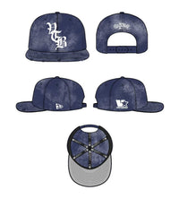 Vertabrae Distressed Hat Navy (Snapback) grid view