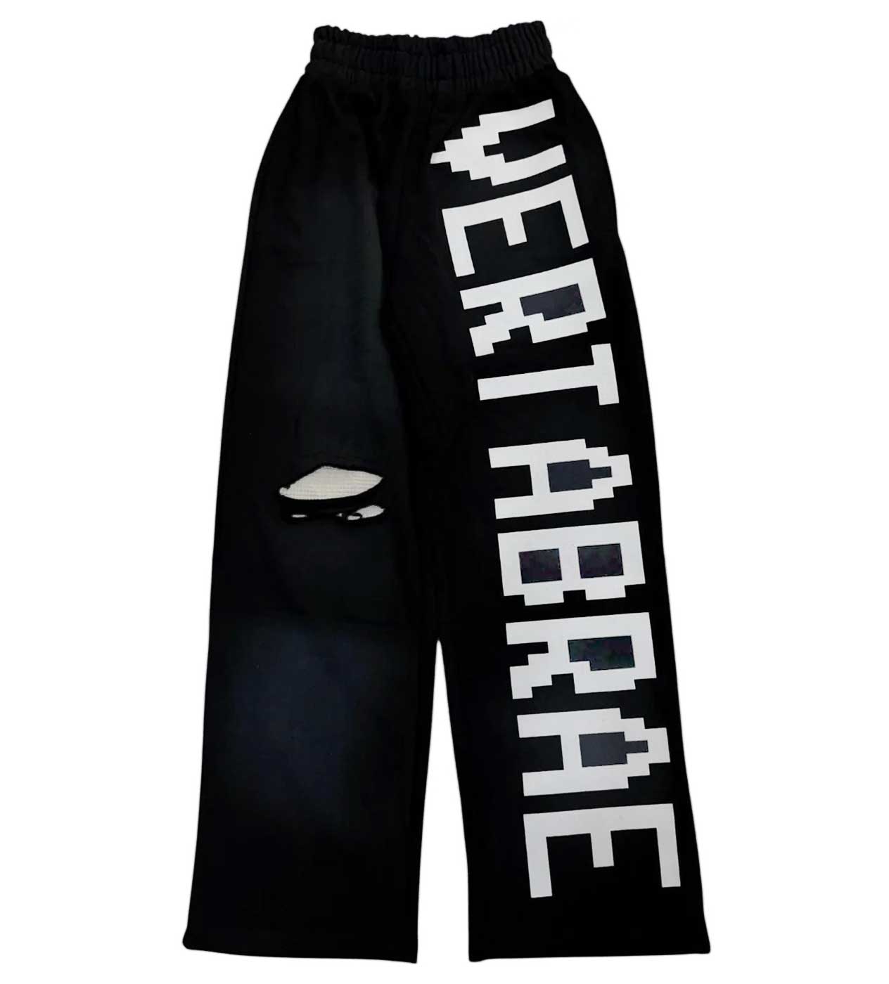 Vertabrae Logo Sweatpants Black/White