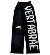 Vertabrae Logo Sweatpants Black/White