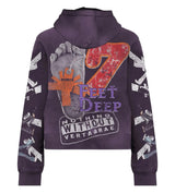 Vertabrae Muse Zip Up Hoodie Purple