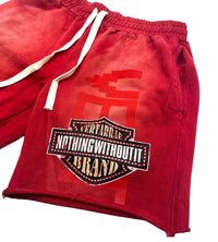 Vertabrae Red Double Emblem Shorts