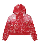 Vertabrae Silo Sketch Hoodie Red