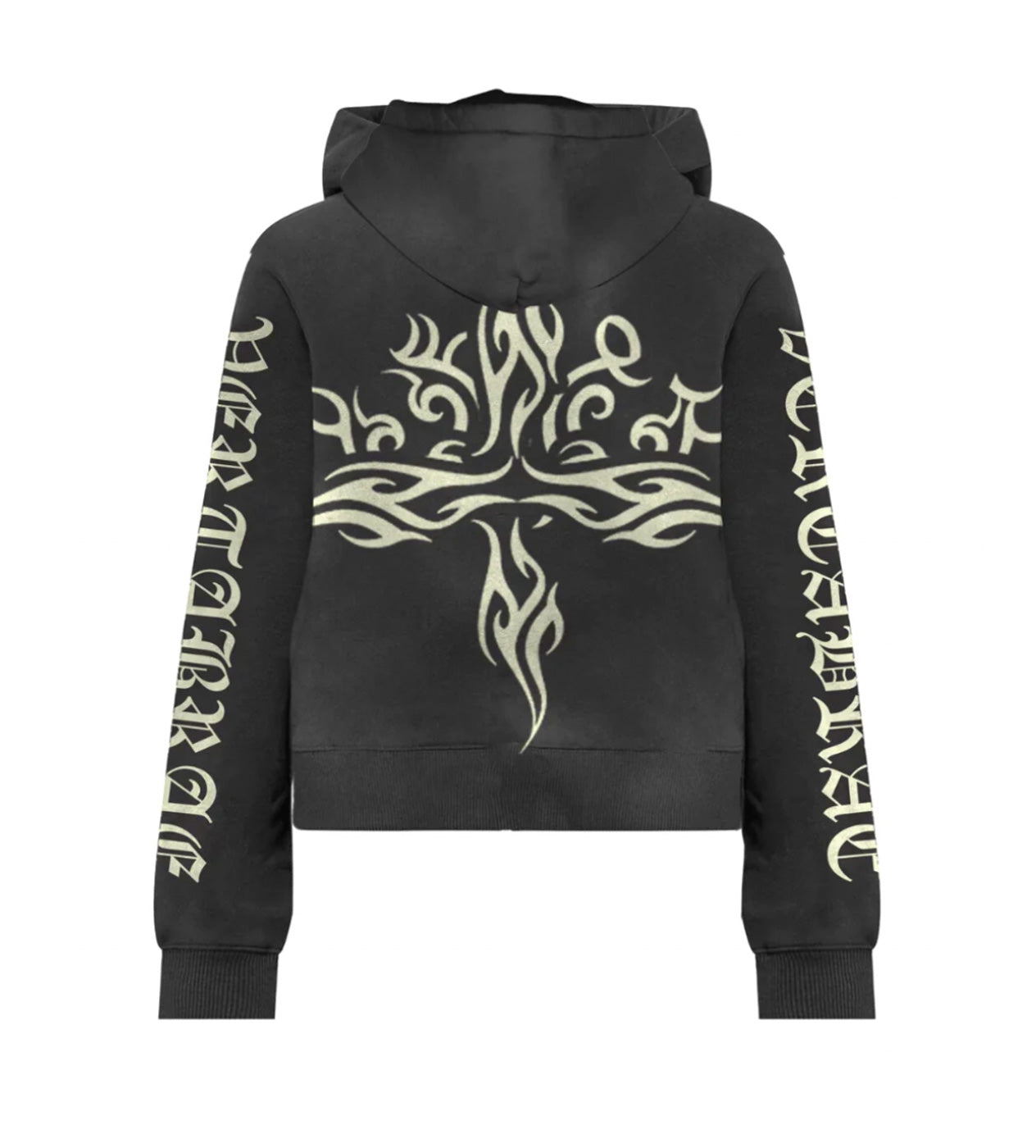 Vertabrae Tattoo Zip Up Hoodies