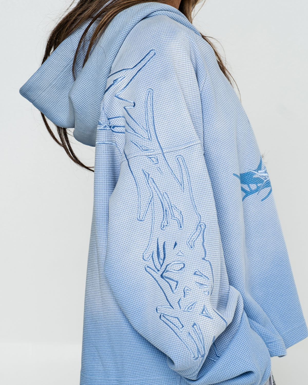 Visionary Club X-Ray Thermal Knit Hoodie V2 Blue