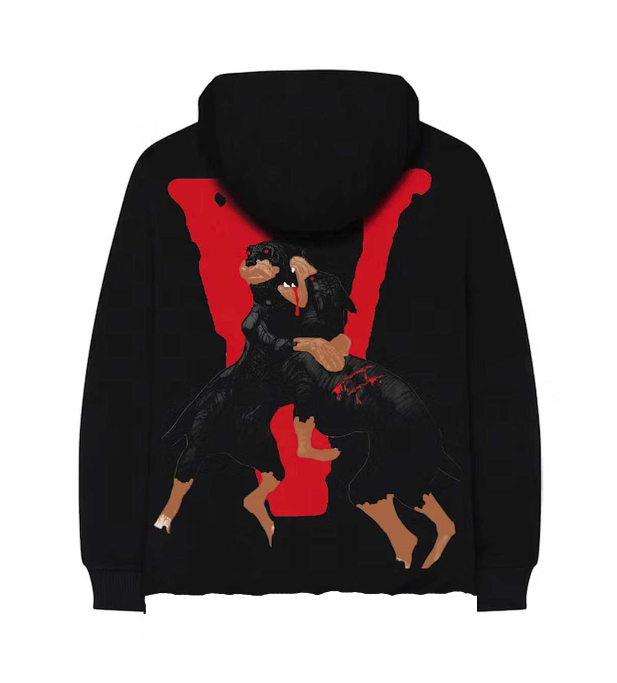 Vlone City Morgue Dog Black Hoodie | Restock AR