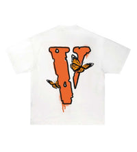 Vlone Juice WRLD Butterfly Tee White