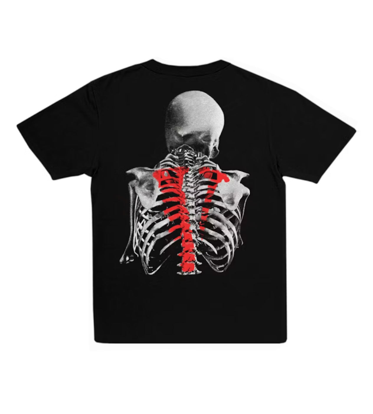 Vlone NBA Bones Tee Black Back View