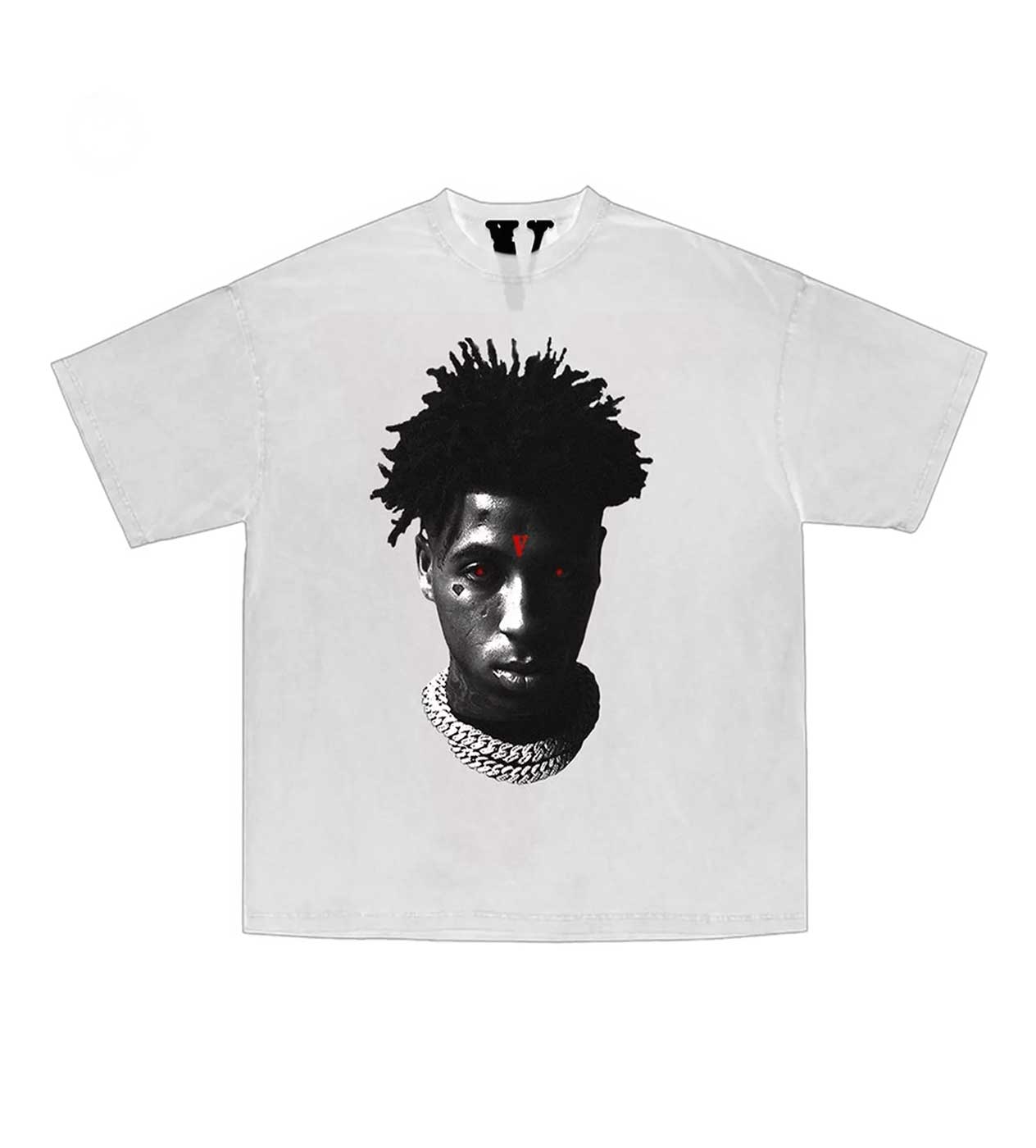 Vlone NBA Youngboy Reaper Tee White