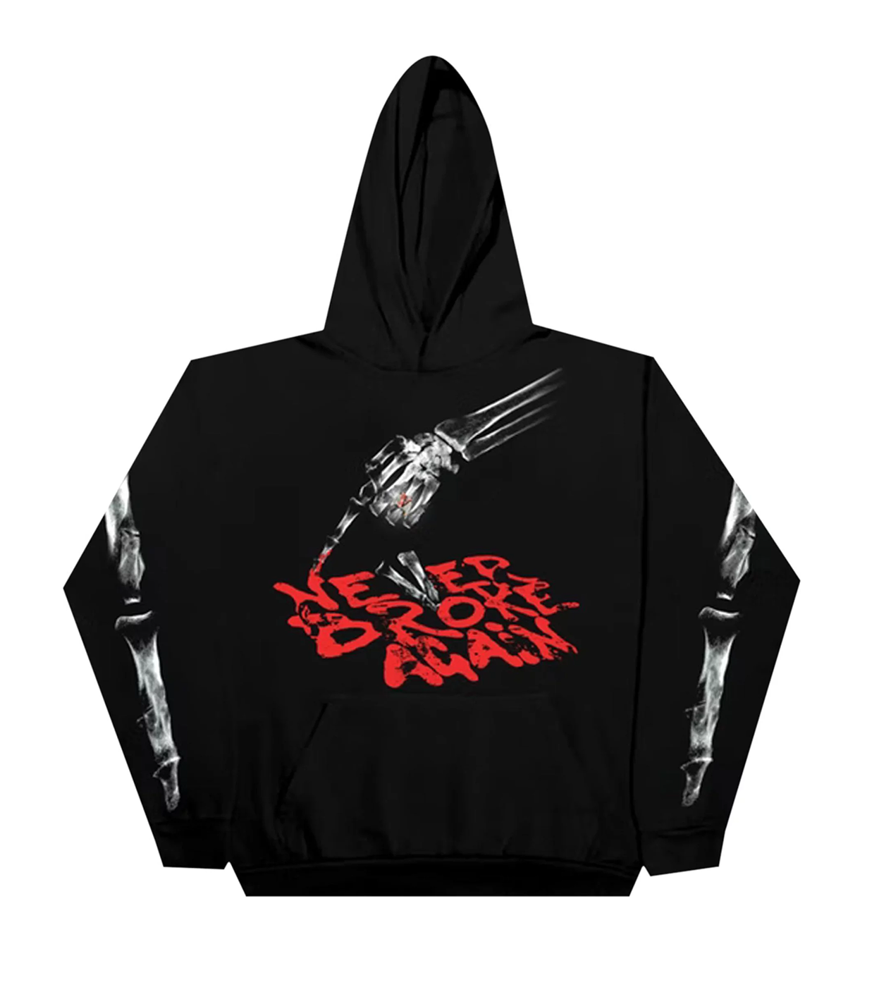 Vlone NBA Young Boy Bones Hoodie Black – Restock AR