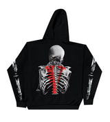 Vlone NBA Young Boy Bones Hoodie Black