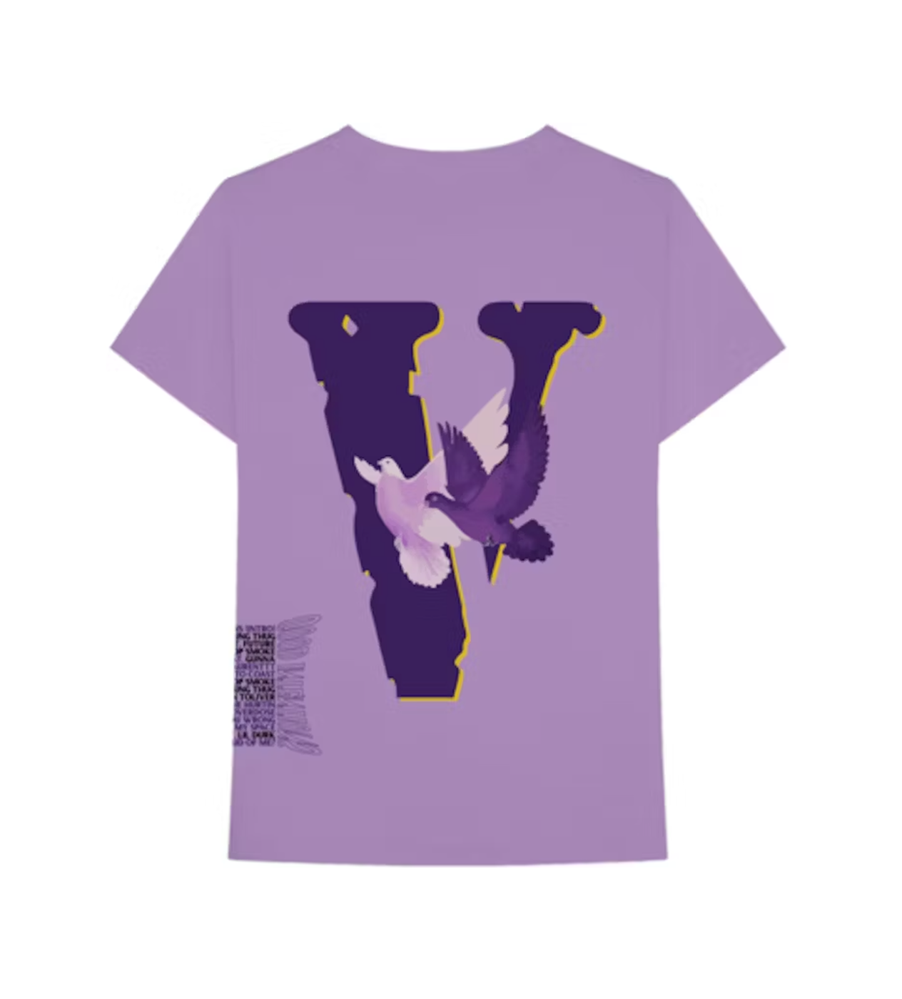 Vlone Nav Dove Purple Tee