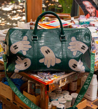 WNTD Alligator Ghost Gem Duffle Bag Green