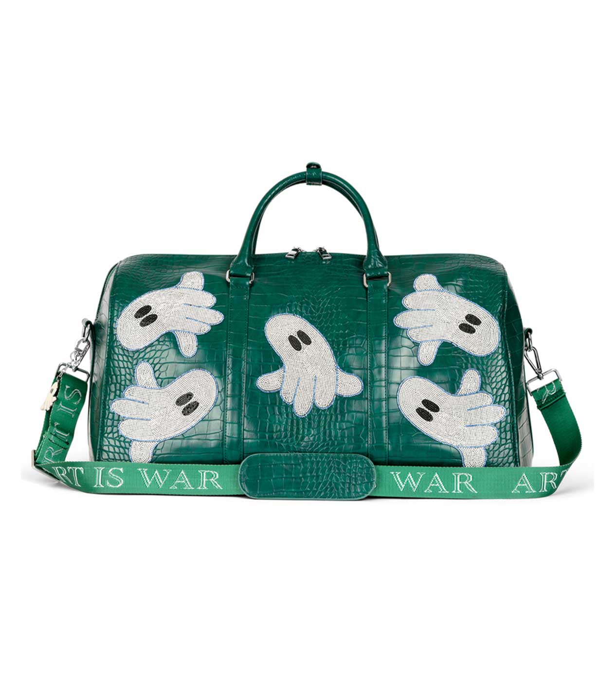 WNTD Alligator Ghost Gem Duffle Bag Green
