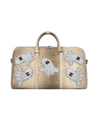 WNTD Alligator Ghost Gem Duffle Bag Tan