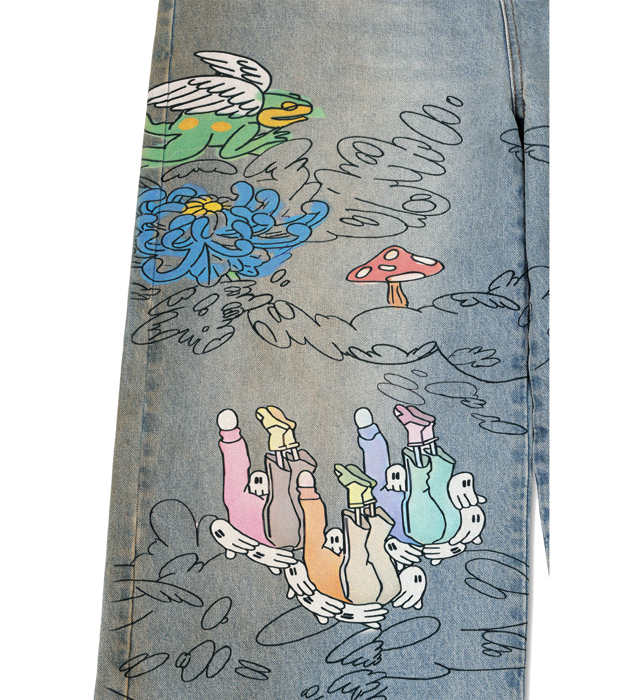 WNTD Art Is War Painter Pants