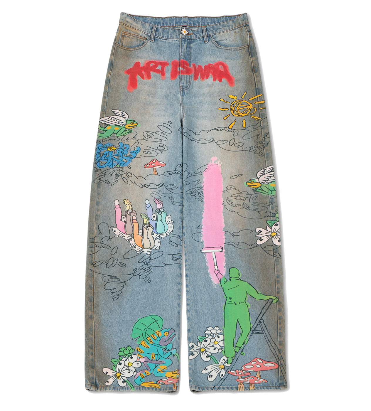 WNTD Art Is War Painter Pants