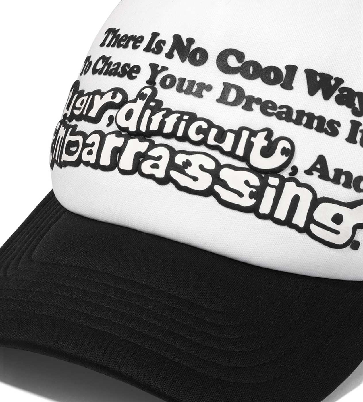 WNTD Dreams Trucker Hat Black/White