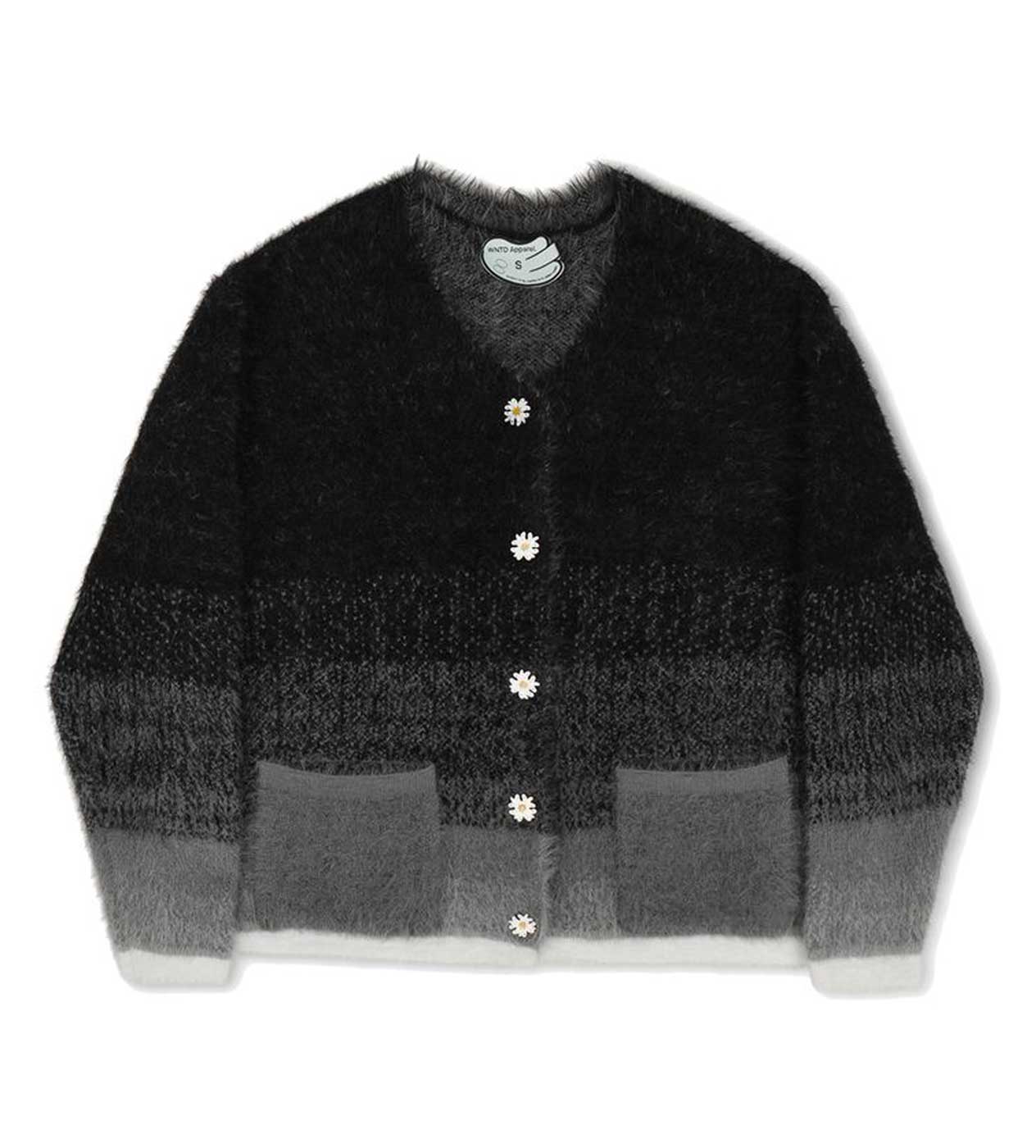 WNTD Mohair Cardigan Black