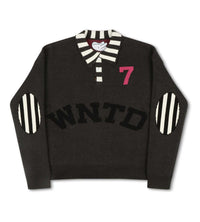 WNTD Rugby Knit Polo Black