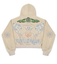 WNTD Sketch Zip Up Hoodie Cream