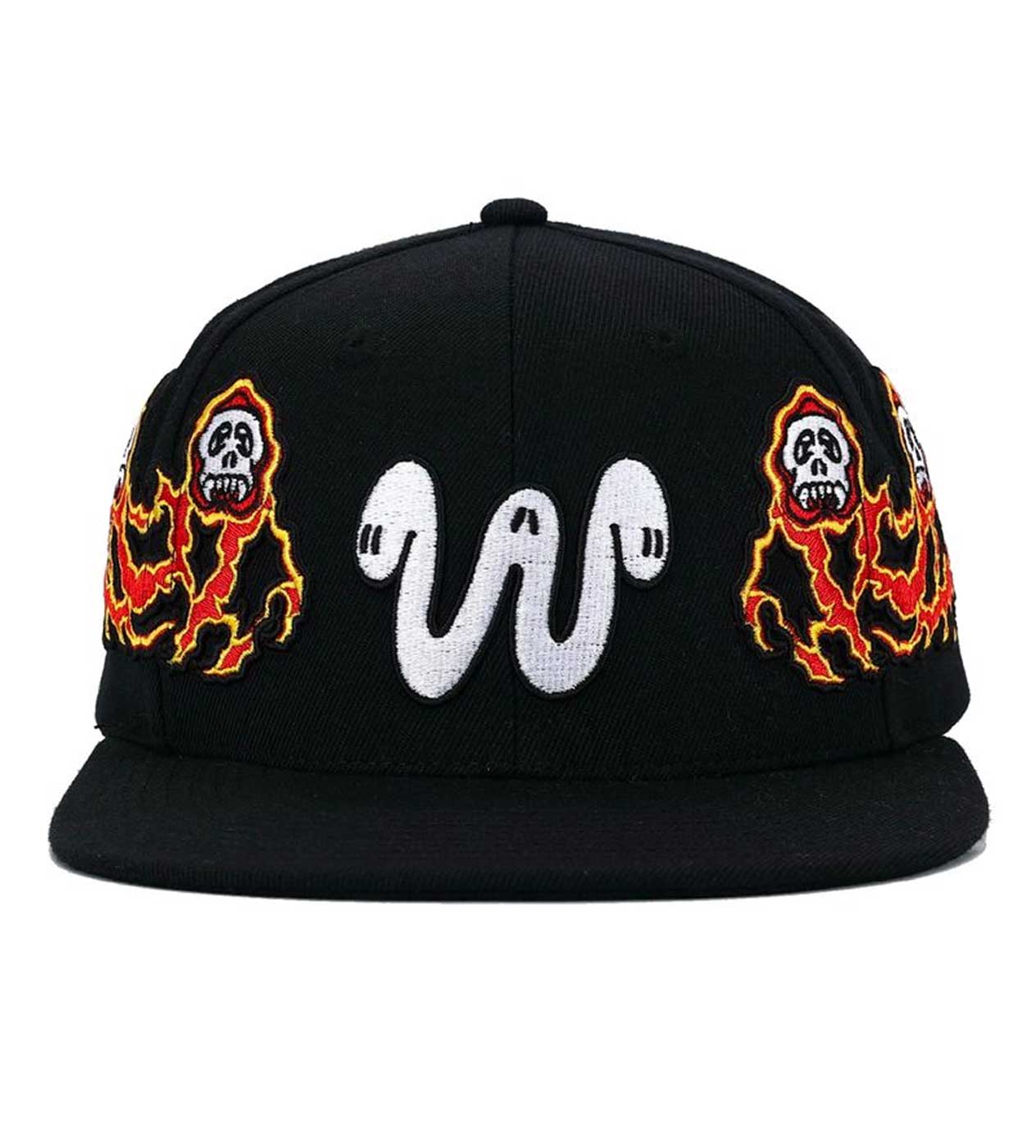 WNTD Twin Reaper Hat Black