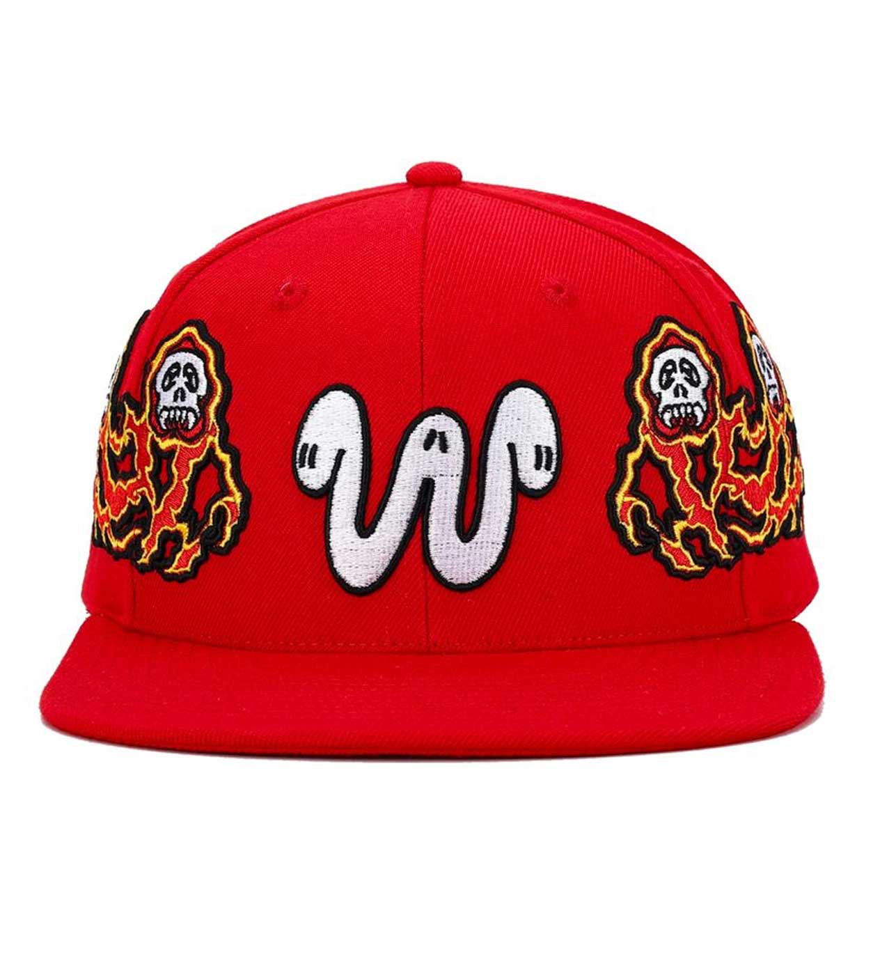 WNTD Twin Reaper Hat Red