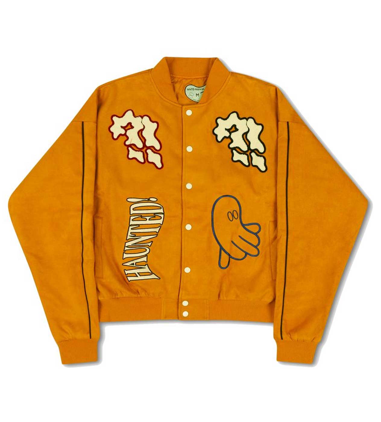 WNTD Varsity Bomber Jacket Yellow