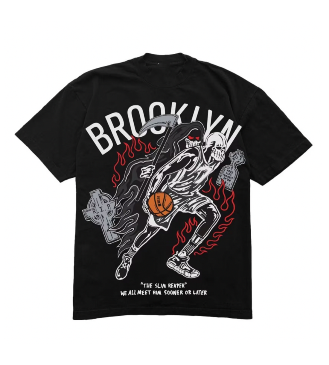 Warren Lotas x Brooklyn Nets Durant Black Tee – Restock AR