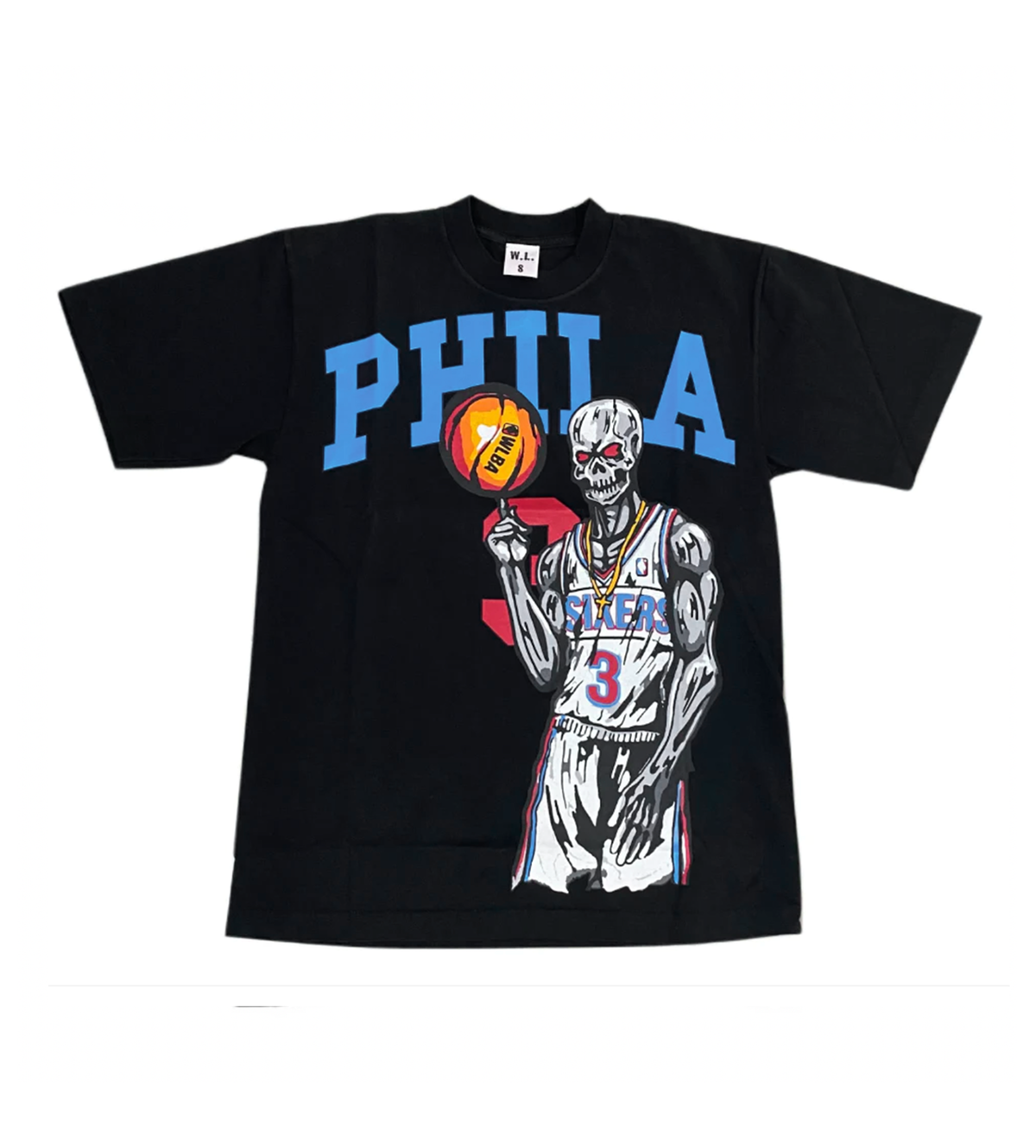 Warren Lotas x Philadelphia 76ers Iverson Black Tee – Restock AR