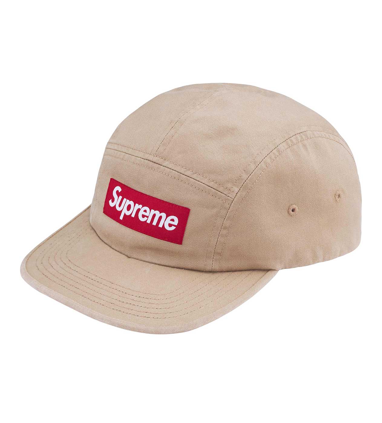 Supreme Washed Chino Twill Camp Cap Tan