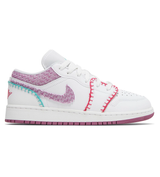 Jordan 1 Low 'White Light Bordeaux' (GS)