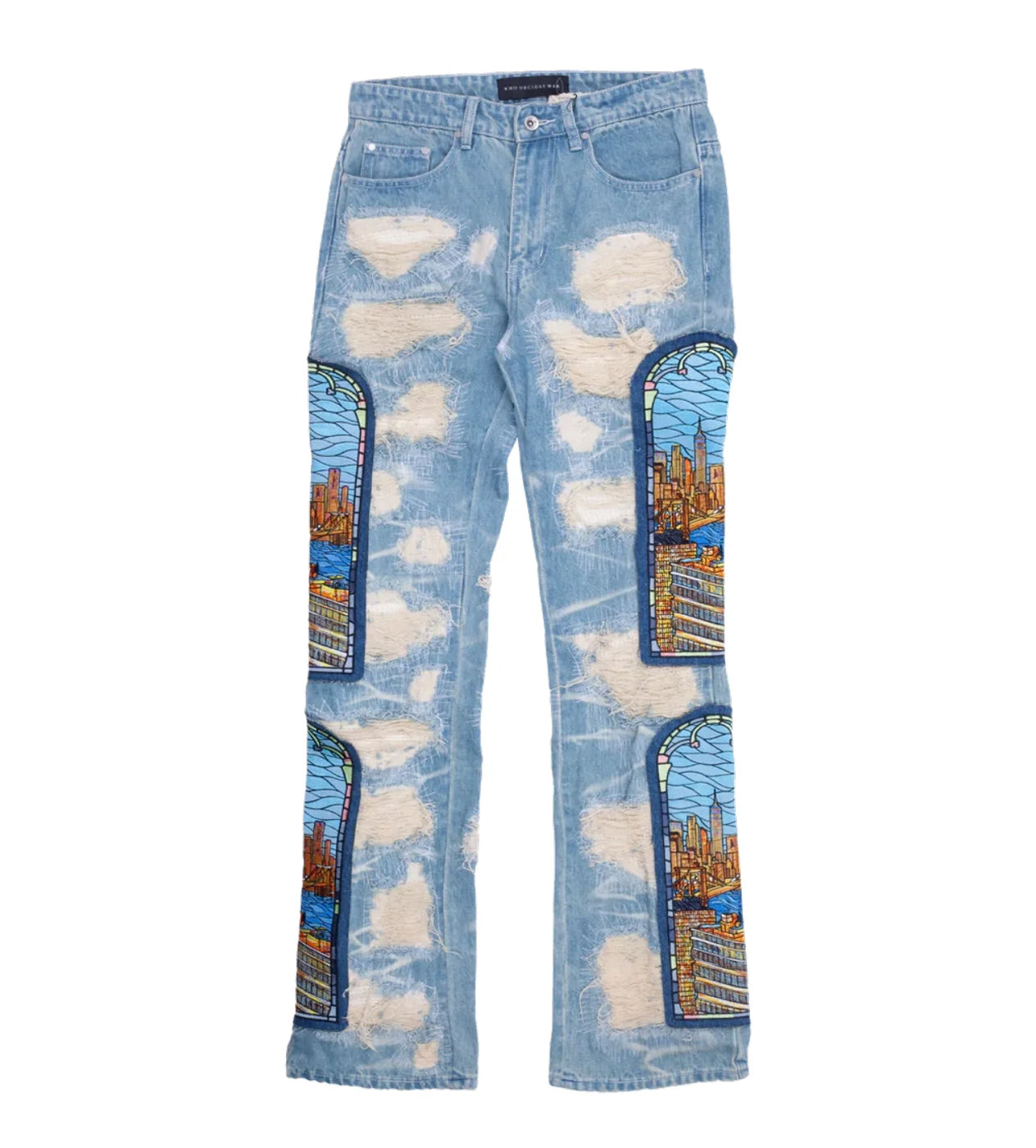 Who Decides War ROYGBIV Fusion Denim Sky Blue/Multi – Restock AR