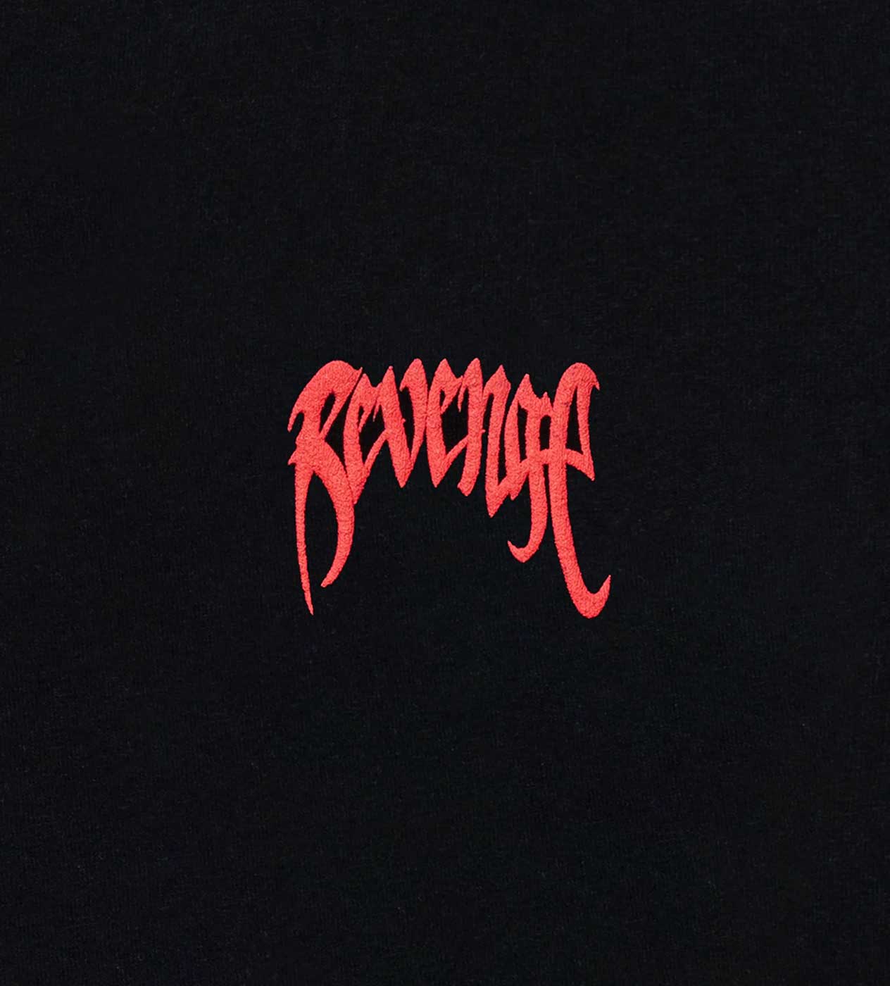 Revenge Xxxtentacion Kill Tee Black/Red Close Front 