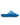 Yeezy YS-01 Slides blue, royal blue one-piece foam slide with ridged outsole, side view