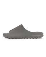 Yeezy YS-01 Slides grey, opposite side view of the sculpted foam slide