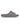 Yeezy YS-01 Slides grey, one-piece foam slide with ridged outsole, side view