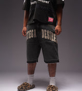 Bottega Desires Denim Shorts Black