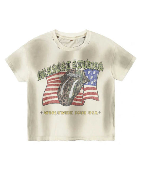 Bravest Studios Tour Tee White – Restock AR
