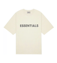 Essentials Cream Tee Front Logo